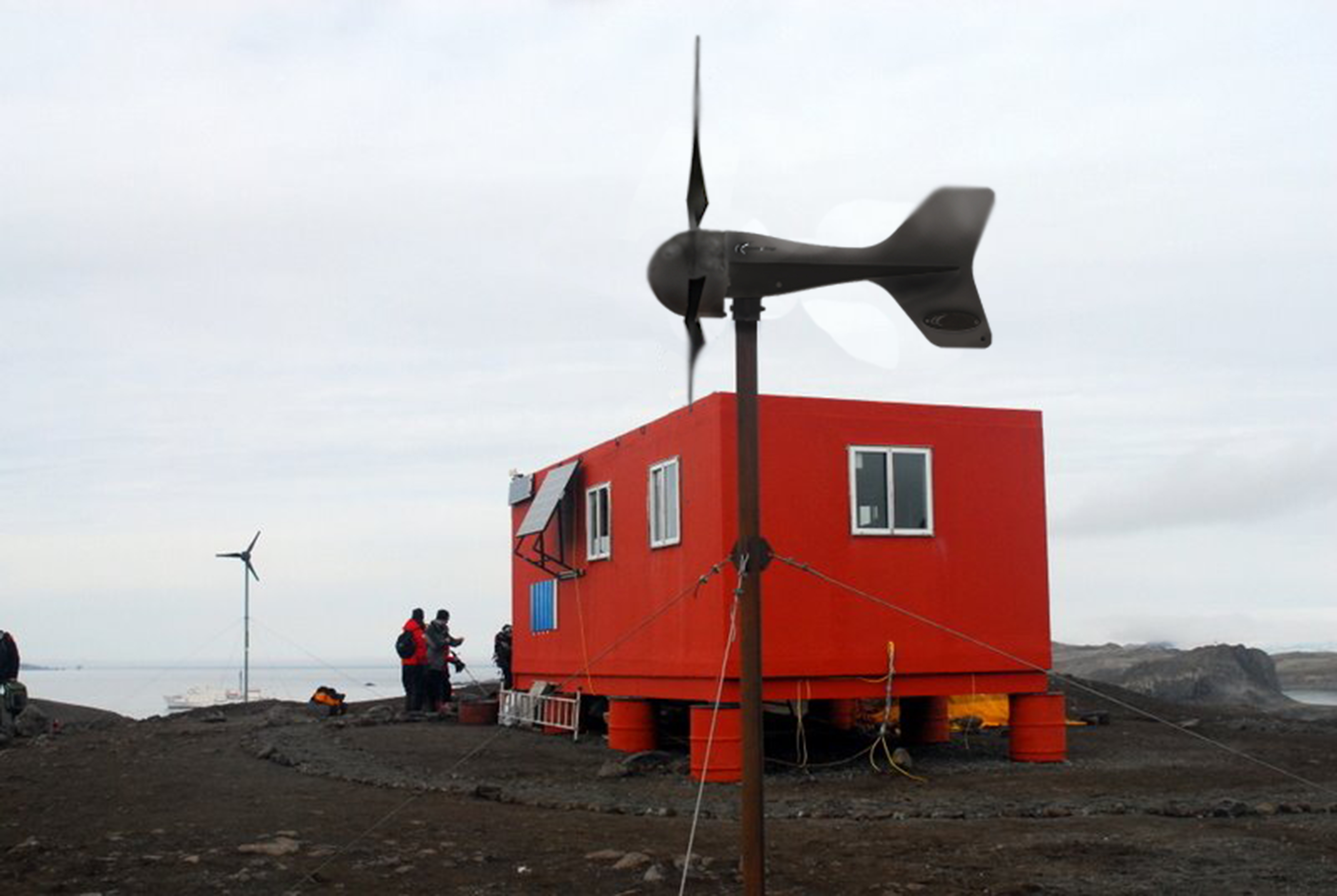 Strømforsyning på stasjon i Antarktis