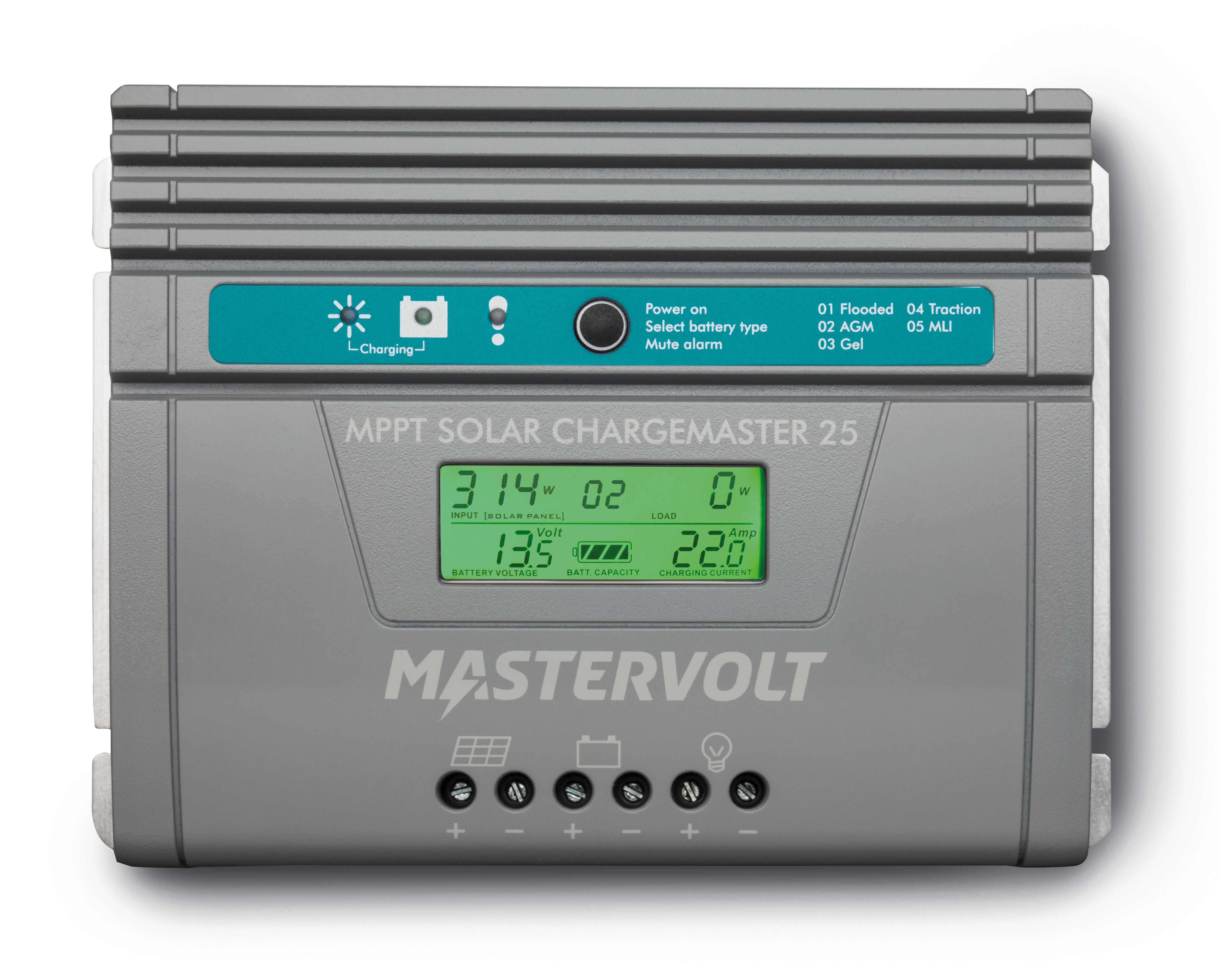 MASTERVOLT® Solar ChargeMaster SCM25 MPPT solcelleregulator